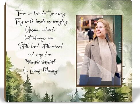 Personalized Memorial Picture Frame, Gift For Women Men, Personalized Memorial Gifts Memorial Plaques Condolence Gift In Memory Of Loved One Sympathy Gift Memorial Gifts Bereavement Gift /10 in Saudi Arabia