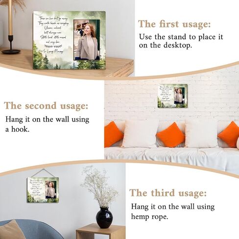 Personalized Memorial Picture Frame, Gift For Women Men, Personalized Memorial Gifts Memorial Plaques Condolence Gift In Memory Of Loved One Sympathy Gift Memorial Gifts Bereavement Gift /10 in Saudi Arabia