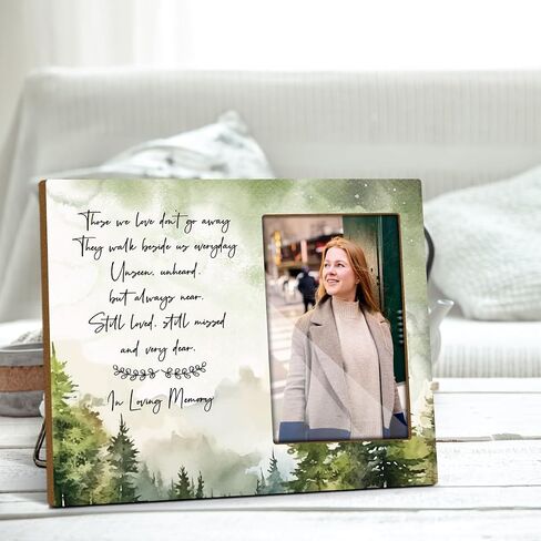 Personalized Memorial Picture Frame, Gift For Women Men, Personalized Memorial Gifts Memorial Plaques Condolence Gift In Memory Of Loved One Sympathy Gift Memorial Gifts Bereavement Gift /10 in Saudi Arabia