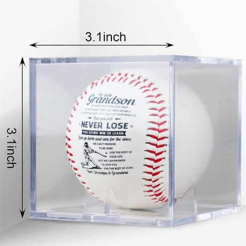 SYNGUCK Birthday Baseball Gifts for Youth, Teenage Boys,Christmas Graduation Baseball Gifts for Grandson from Grandma, Grandpa, Grandparents ，Personalized Baseball Gifts in Saudi Arabia
