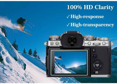 اولبتر واقي شاشة لكاميرا فوجي فيلم GFX50S II/GFX 50R 50S فوجي GFX50S GFX50R وغطاء هوت شو، 0.3 ملم بدرجة صلابة 9 من الزجاج المقسى مضاد للخدش والفقاعات [2+3 قطع] in Kuwait