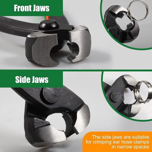 9-Inch Hose Clamp Plier Clamp Tool for Stepless Low Profile Clamps Ear Clamp Plier Ear Clamp Pincer Hose Clamps Pincer Ear Hose Clamps Automobile Boot Clamp Repair Tools for Most Cars in Kuwait