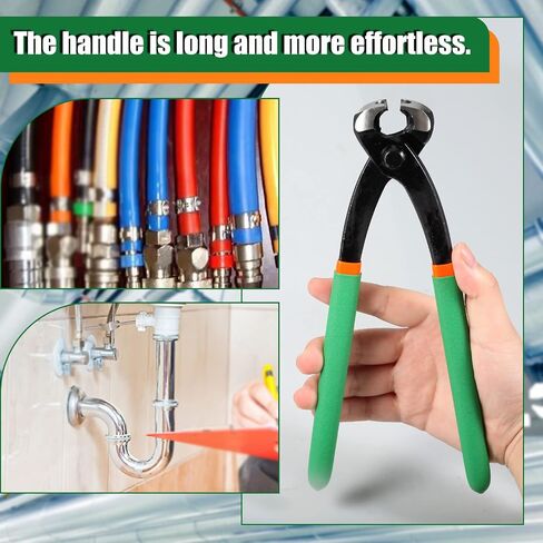 9-Inch Hose Clamp Plier Clamp Tool for Stepless Low Profile Clamps Ear Clamp Plier Ear Clamp Pincer Hose Clamps Pincer Ear Hose Clamps Automobile Boot Clamp Repair Tools for Most Cars in Kuwait