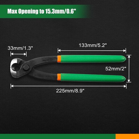 9-Inch Hose Clamp Plier Clamp Tool for Stepless Low Profile Clamps Ear Clamp Plier Ear Clamp Pincer Hose Clamps Pincer Ear Hose Clamps Automobile Boot Clamp Repair Tools for Most Cars in Kuwait