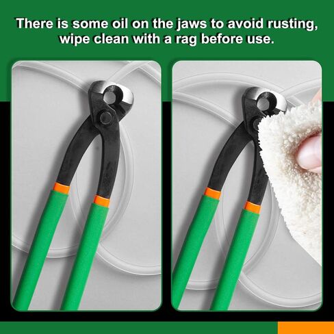 9-Inch Hose Clamp Plier Clamp Tool for Stepless Low Profile Clamps Ear Clamp Plier Ear Clamp Pincer Hose Clamps Pincer Ear Hose Clamps Automobile Boot Clamp Repair Tools for Most Cars in Kuwait