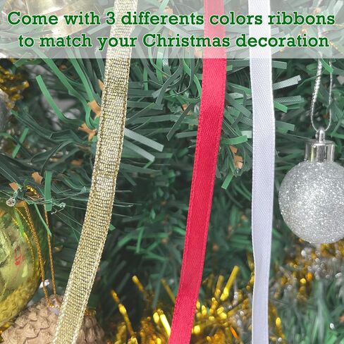 Christmas Ornament 2024 Decoration for Christmas Tree Hanging Metal Christmas Tree Dated 2024 Annual Edition Shiny Gold Ornaments Holiday Decorative Xmas Gifts for Family Friends in Saudi Arabia
