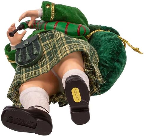 Kurt Adler 10.5-Inch Fabriché Musical Irish Bagpiper Santa in Saudi Arabia