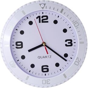 Wall Clock Clock 11 Inch Silent Clock Quartz Battery Wall Clock Modern Wall Clock Suitable for Living Room, Bedroom, Kitchen, Office, Classroom Decoration (Black)