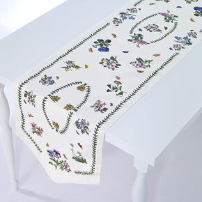 Spode Portmeirion - Decorative Table Runner, Nature Inspired Home Decor (Botanic Garden Harmony, 72")