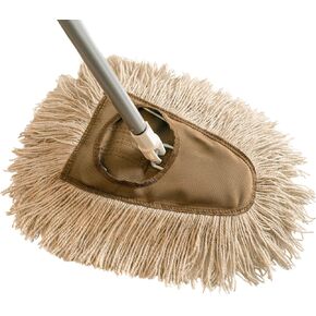 Stanley Home Products Washable Nylon Dry Mop - Removes Dust and Dirt from Surfaces and Hard to Reach Areas (Complete Mop)