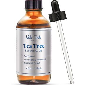 VTS Tea Tree Oil for Skin, Hair, Nails & Toenails, Natural Tea Tree Essential Oil Blend for Foot and Hand Care, 4 Fl Oz in Kuwait