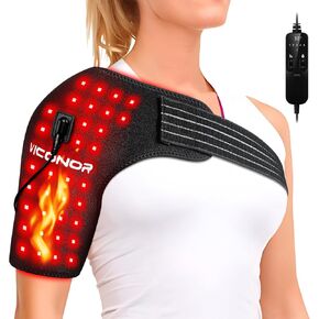 Infrared Light Therapy Device for Body Pain Relief 660nm & 850nm Red Light Therapy Wrap for Shoulder Women Men