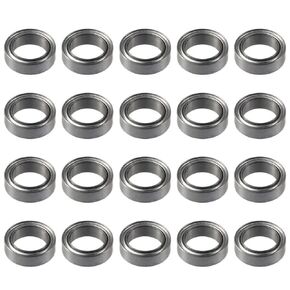 FEIYING Double Sealed Bearings 20pcs Double Shielded Miniature Deep Groove Ball Bearing,Deep Groove Ball Bearing Motors,Skateboards(MR128ZZ 8x12x3.5mm)