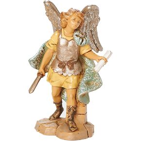 Roman Fontanini Inc., Gabriel, Archangel, 5" Angels Collection, Nativity Figure and Accessories, Hand Sculpted and Painted