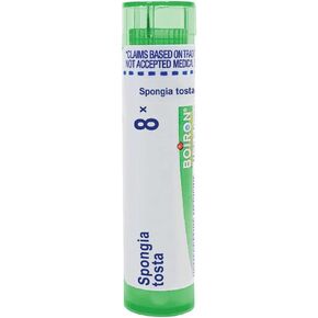 Boiron Spongia Tosta 8X Md 80 Pellets for Dry, Barking Cough