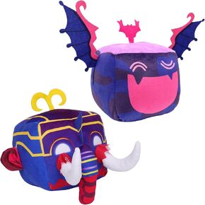 Blox Plush 6 بوصة فواكه - بدون رمز لعبة - وسادة ناعمة لديكورات المنزل - محشوة لمحبي القطيفة - شخصية معانقة للأولاد والبنات (تنين وأطقم) in Kuwait