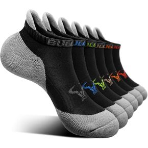 BULLIANT Women Ankle Socks, Active Athletic Socks Cushioned For Women Running Walking Indoor,Arch Support