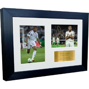 12x8 A4 Signed Kylian Mbappe Real Madrid Autographed Autograph Signature Picture Frame Photograph Photo Poster Football Soccer Gift G