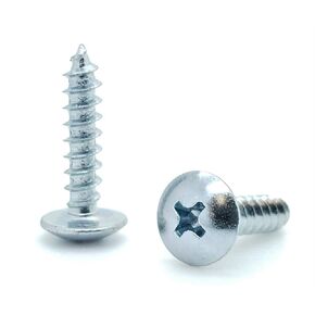 100 Qty #8 x 3/4" Zinc Plated Phillips Truss Head Wood Screws (BCP544)