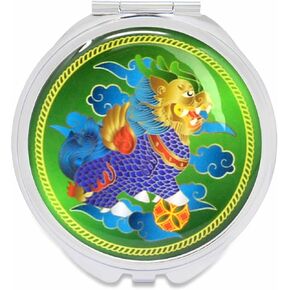 Feng Shui Abundance Pill Boxes with Chi Lin Chinese Wisdom Amulet Wealth Porsperity Success Good Luck Pill Boxes W5447