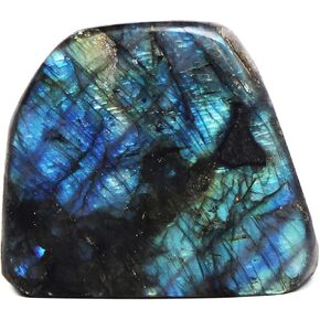 Natural Labradorite Freeform Stone Irregular Shaped Gemstone Healing Mineral Reiki Chakra Crystal Therapy Polished Self Stand Home Table Decor
