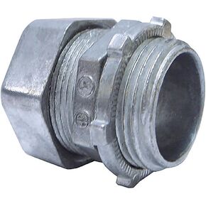 Sigma Engineered Solutions Sigma Electric ProConnex 55253M EMT Compression Connector 1-1/4-Inch, 1-Pack, Silver