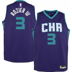 Terry Rozier Charlotte Hornets Purple #3 Kids Youth 8-20 Alternate Swingman Jersey