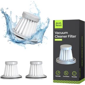 Minthouz 3 Pack HEPA Filters Replacement Compatible 17000 Pa Handheld Car Vacuum (MT-L011G MT- L011W MT-L011B)