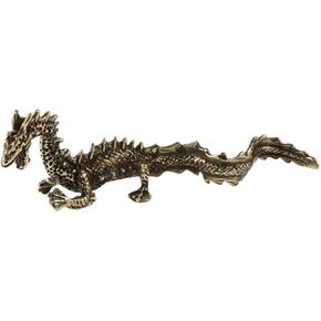 DMtse Chinese Feng Shui Dragon Lucky Figurine Statue for Luck & Success