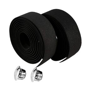 Handlebar Tape for Road Bike, Bike Handlebar Grip Tape Bandage Soft Bicycle Handlebar Tape Wrap Tape with 2 Bar Plugs for Touring Cycling and Road Racing 2pcs Per Set