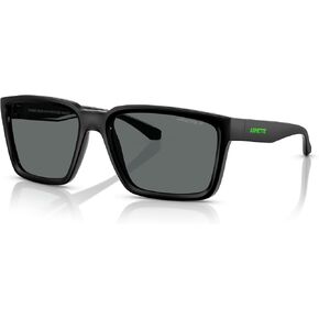 ARNETTE Man Sunglasses Medioum Grey Top Matte/Shiny Frame, Grey Mirror Orange/Yellow Lenses, 57MM