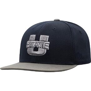 Top of the World Kids' Snapback Adjustable Mavrick Cotton Team Color Flat Bill Hat
