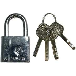 1 PC Small Metal Padlock, Metal Locks, Mini Padlock, Luggage Locks, Small Locks with Keys, Metal Locks for Doors