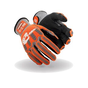 MAGID T-REX Flex Series Lean Ultra-Lightweight Low-Profile Impact Gloves with Foam Nitrile Palm Coating Size 8/M (2 Pairs)