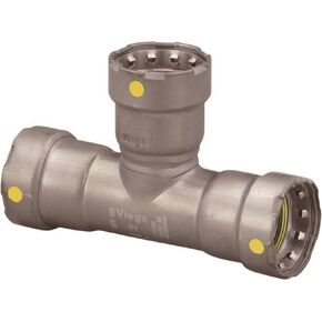 Viega MegaPressG 6618 Carbon Steel Tee, 3/4"