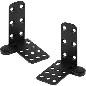 4 Pcs Pivot Door Hinges for 1-1/2" Thick Door Panel, 180 Degree Shaft Stainless Steel Top and Bottom Set Pivot Hinge System,2 x Left,2 x Right