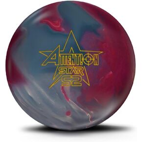 Roto Grip Attention Star S2 Bowling Ball - Berry/Silver/Black Aqua 15 lb