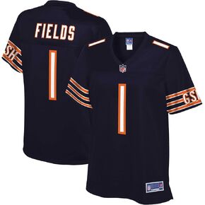 NFL PRO LINE Women's Justin Fields Navy Chicago Bears Player Jersey