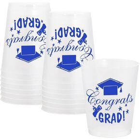 Liacere 16 PCS Thanksgiving Plastic Cups 16oz Pumpkins Cups - Fall Cups - Thanksgiving Disposable Cups Perfect for Party & Wedding & Picnics & Ceremonies & Thanksgiving