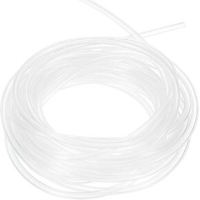 DMiotech 1/16" ID 1/8" OD 13 Feet Clear Silicone Tube Industrial Silicone Tubing for Water Air Pump