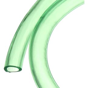 5/8" x 7/8" Green Plastic PVC Tubing 3.3ft Flexible Vinyl Tube, [for Garden Irrigation, Water Hose, Fish Tank, Aquarium] - 15.9mm x 22.2mm