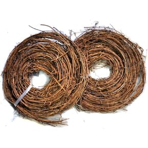 DIY Crafts Natural Grapevine Twig Garland Wreaths Decor 15-Feet （2-Pack）