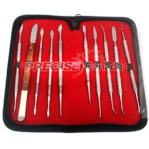 Dental LAB Stainless Steel KIT Wax Carver Set Dental Instruments '10 PCS'
