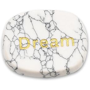 Inspirational Stones with Words Happiness Stone Rock Engraved Encouragement Stone for Best Friend Birthday Christmas Gifts for Bestie Brother Sister Faith Worry Stones Gift for Mom Dad Blessing Stone