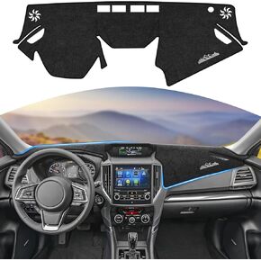 Dashboard Cover for Dodge RAM 1500/2500/3500 2019-2022 2023 2024 2025, Suede Dash Board Cover Dash Mat Protector Compatible with RAM Interior Dash Covers Decoration Accessories (without HUD)
