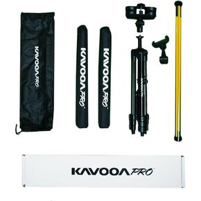 Golf Swing Trainer - 360 Degree Alignment Sticks, Tripod & Smartphone Holder - Premium Golf Training Aid Toolkit for Mastering Your Technique - Essential Golf Swing Training Aid