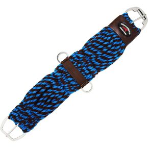 Horse Western 27 Strand Double Weave Two-Tone Mohair Straight Cinch 97RT10