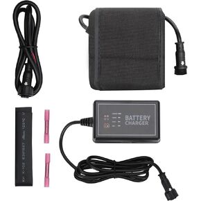 20Ah Battery Power Kit, Portable Lithium-ion Water Resistant Battery Pack Powered with 110 Volt Charger and Device Connection Accessories (PPK-20Ah) | Kayak Fishing Accessories