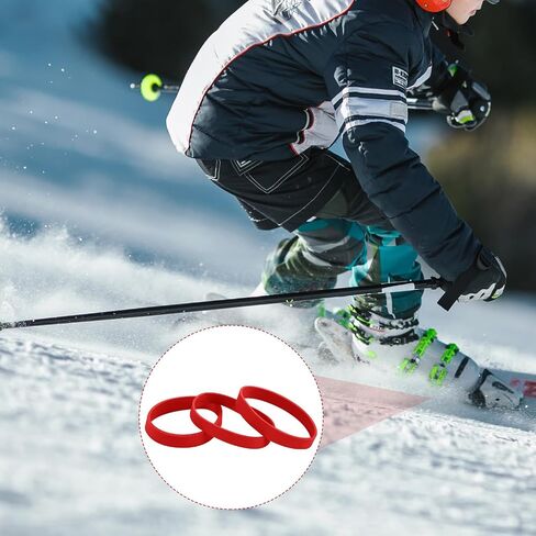 32pcs Ski Brake Retainers, Snowboard Brake Bands Retainers Brake Rubber Band for Winter Ski Accessory in Saudi Arabia