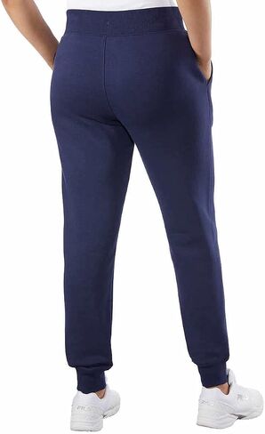 Fila Womens Fleece Joggers (Peacoat, Small) in Saudi Arabia